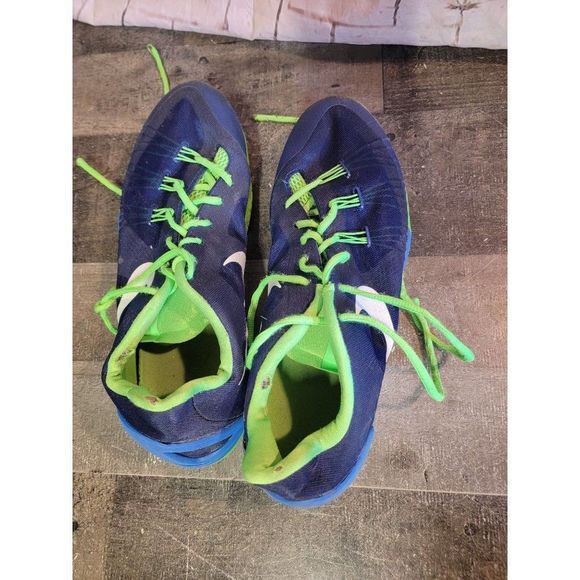 Nike Mens 12 blue green‎ athletic shoes running - Picture 1 of 8